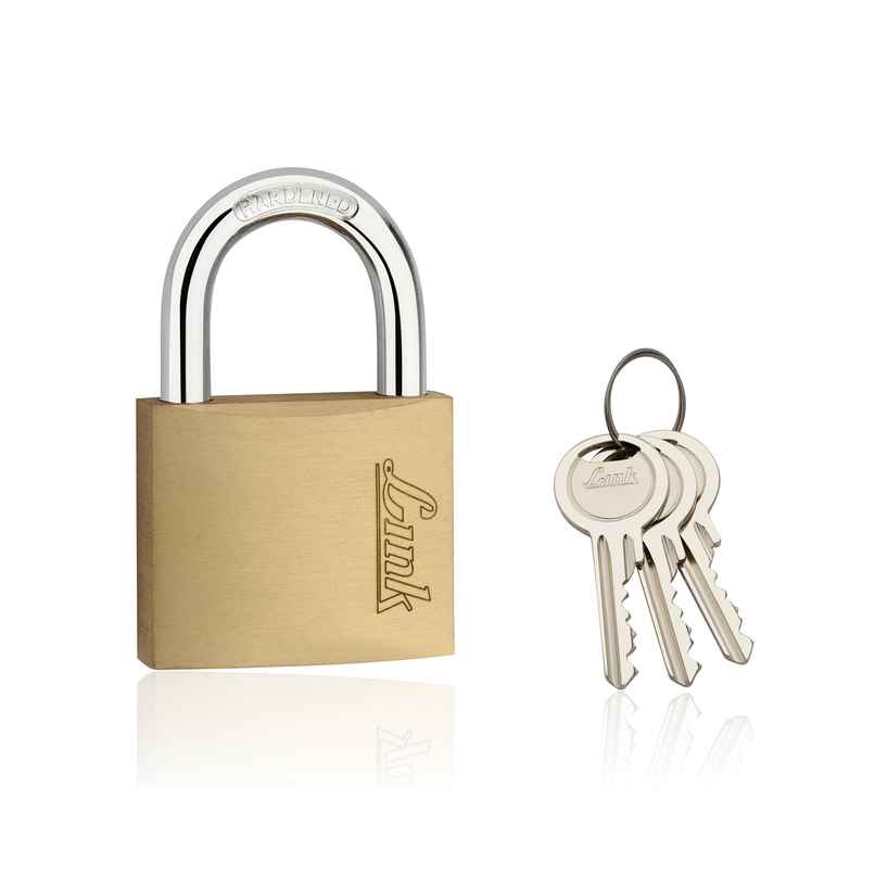 Link Solid brass body with double locking mechanism PT-60 mm New Lock | Hardened Shackle |Padlock