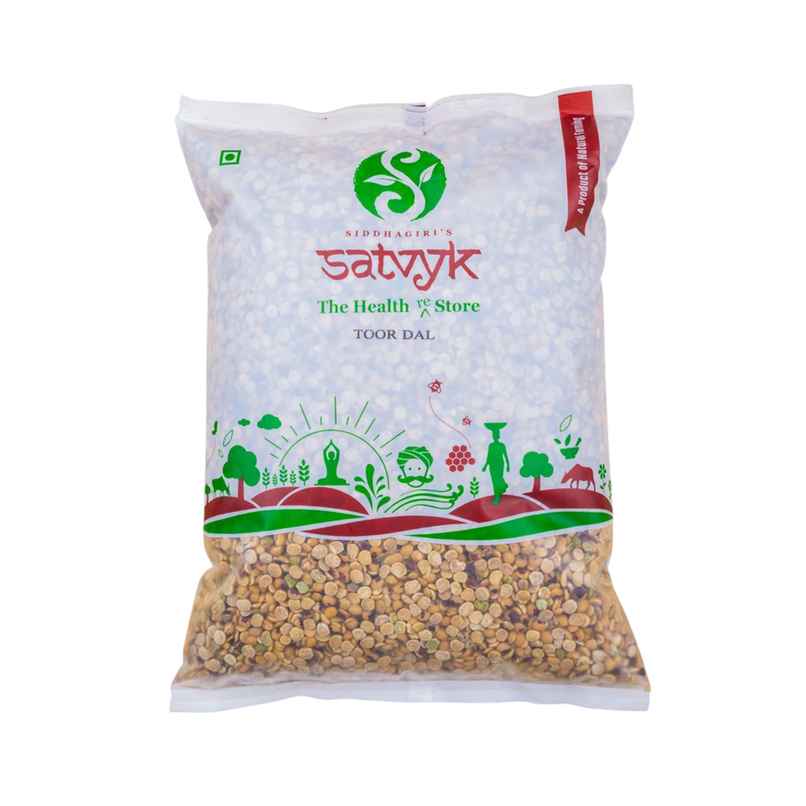Satvyk Stoneground Unpolished Toor Dal Satvyk Stoneground Unpolished Toor Dal