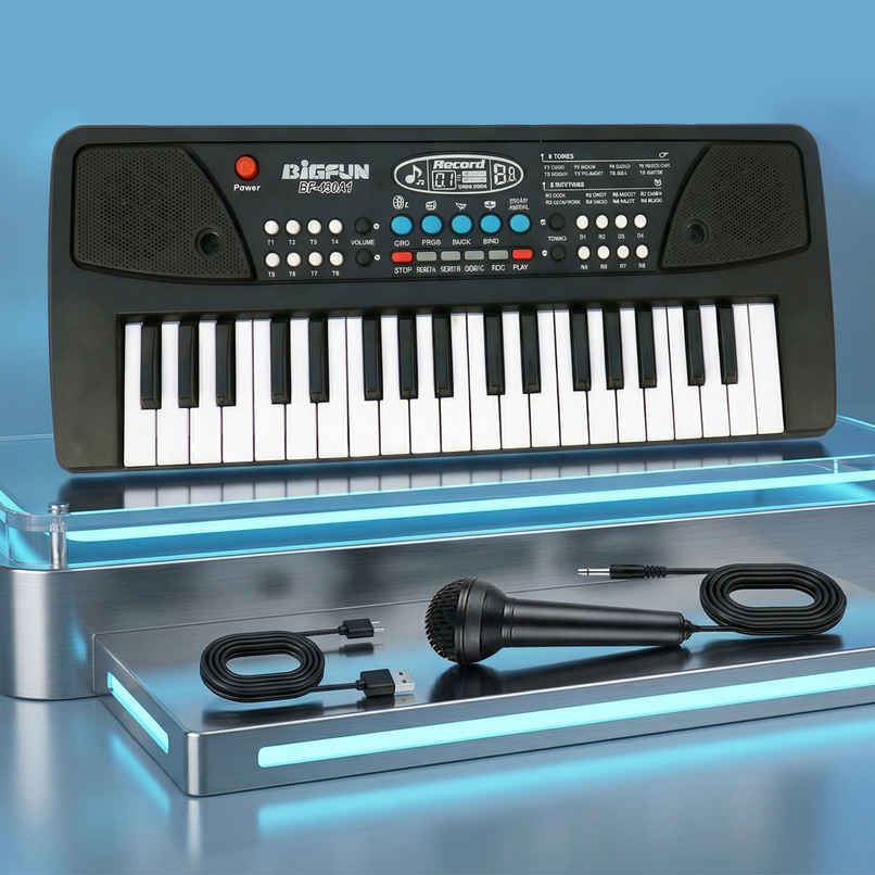 Toyshine 37 Key Piano Keyboard Toy for Kids DC Power Option + Recording + Microphone- New Toyshine 37 Key Piano Keyboard Toy for Kids DC Power Option + Recording + Microphone- New