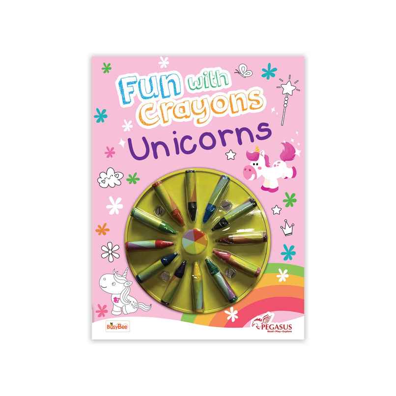 Pegasus Books Fun With Crayons | Unicorns Pegasus Books Fun With Crayons | Unicorns