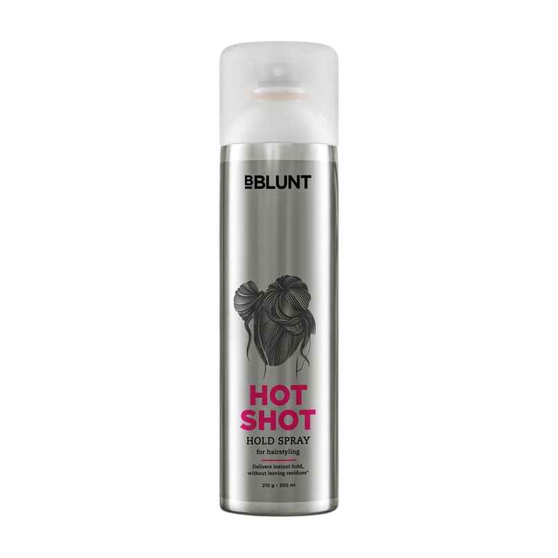 BBLUNT Hotshot Hold Spray Delivers Instant & Firm Hold