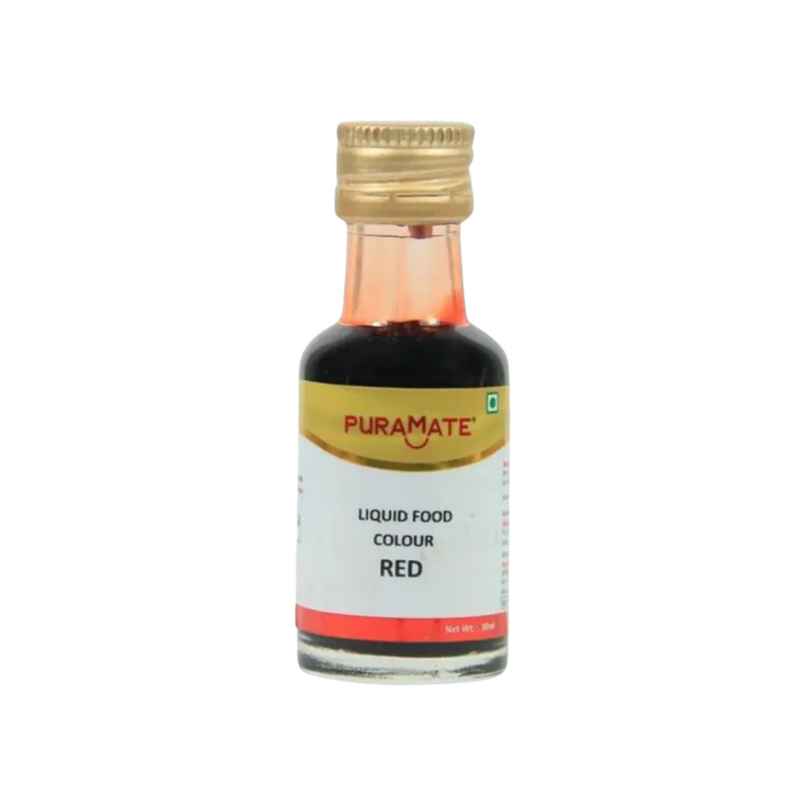 Puramate Liquid Food Colour| Red | Baking Ingredient