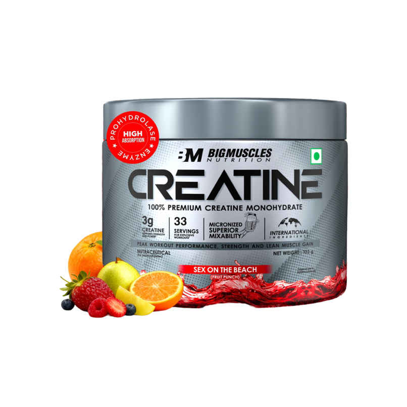 Big Muscles Nutrition Creatine | Sex On The Beach| Pure Creatine Monohydrate