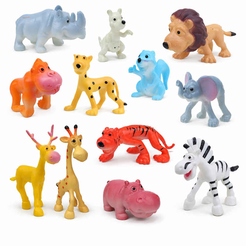 Toyshine Cartoon Style Animals Toy Figure (1+ Years)(Pack) Toyshine Cartoon Style Animals Toy Figure (1+ Years)(Pack)