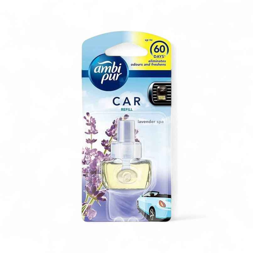 Ambipur Car Air Freshener Refill - Lavender Spa Ambipur Car Air Freshener Refill - Lavender Spa