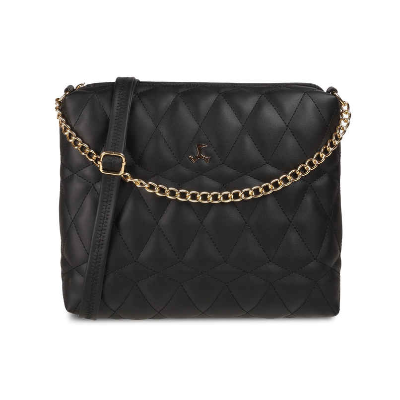 Mochi Black Synthetic Sling Bag for Women | 66-7673-11 Mochi Black Synthetic Sling Bag for Women | 66-7673-11