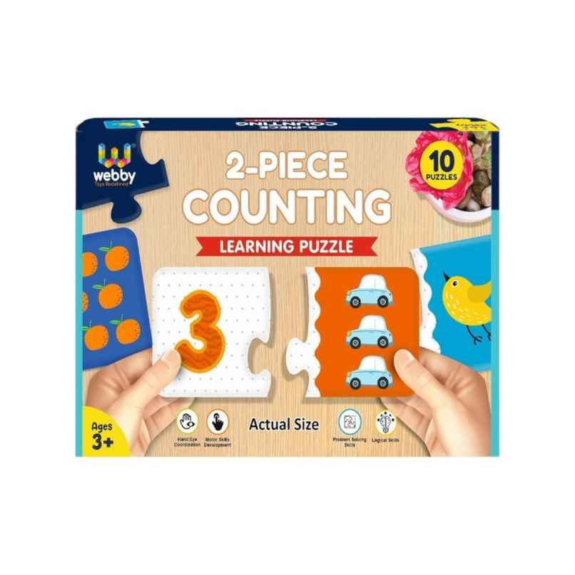 Webby 2- Piece Counting Learning Puzzle
