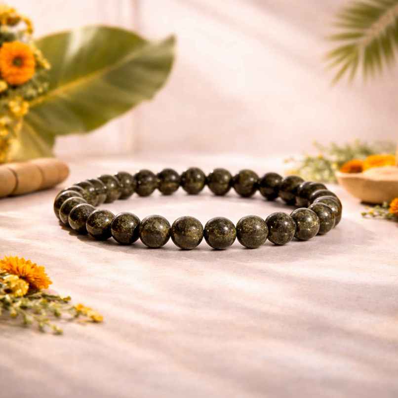 Astrotalk Raw Pyrite Bracelet