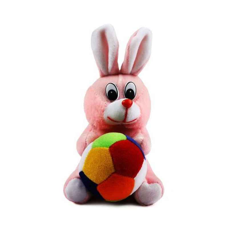 Babique Rabbit Ball Stuffed Soft Toy For Kids| 17 cm x 11 cm - Assorted Babique Rabbit Ball Stuffed Soft Toy For Kids| 17 cm x 11 cm - Assorted