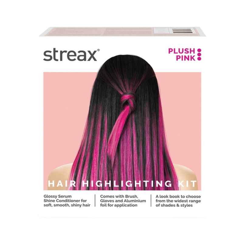 Streax Hair Colour Highlighting Kit Plush Pink For Women
