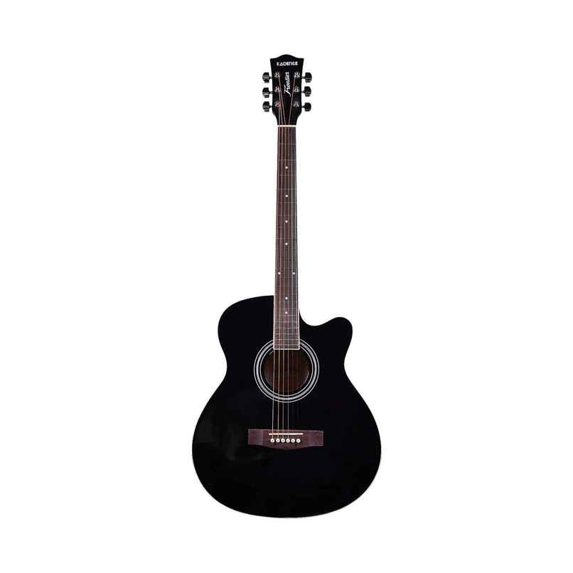 Kadence Frontier Guitar Combo - Black Acoustic Guitar with Bag | Strap & Picks Kadence Frontier Guitar Combo - Black Acoustic Guitar with Bag | Strap & Picks