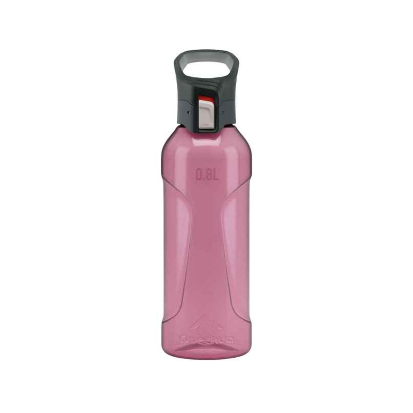 Decathlon | Quechua Quick Open Water Bottle | Pink | 0.8 L