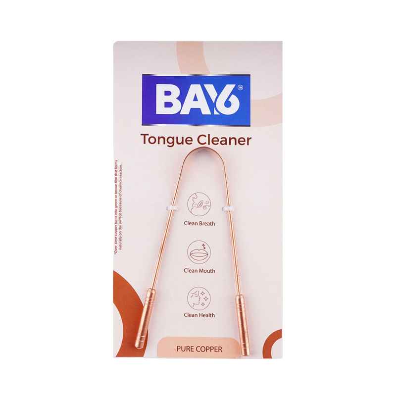 BAY6 Copper Tongue Cleaner with Scientific fluid design (Pure Copper) BAY6 Copper Tongue Cleaner with Scientific fluid design (Pure Copper)