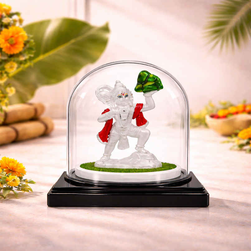 Pure Silver Hanuman Silver Idols for Home Temple | 4 grm | PNG Jewellers
