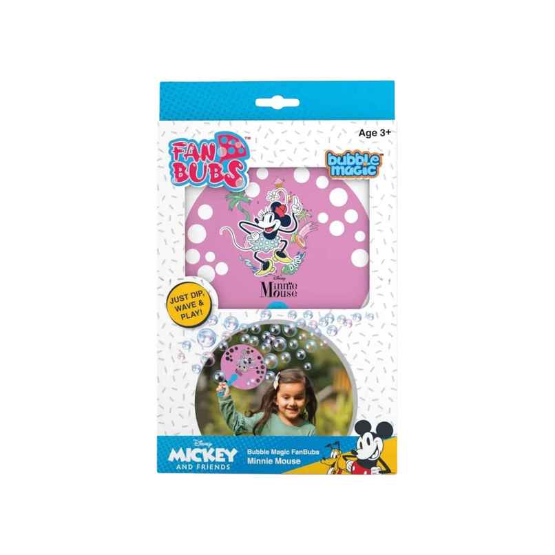Bubble Magic FanBubs Minnie Mouse Theme - Bubble Maker Toy (Ages 3+) Bubble Magic FanBubs Minnie Mouse Theme - Bubble Maker Toy (Ages 3+)