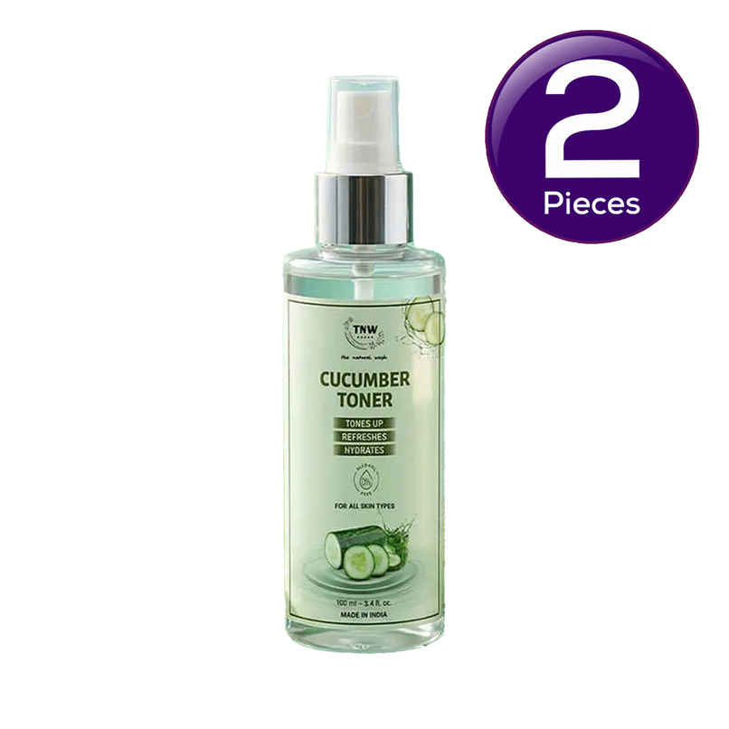 TNW The Natural Wash Cucumber Toner for Cleansing & Refreshing Skin Pore Tightening Toner with Spray Combo TNW The Natural Wash Cucumber Toner for Cleansing & Refreshing Skin Pore Tightening Toner with Spray Combo