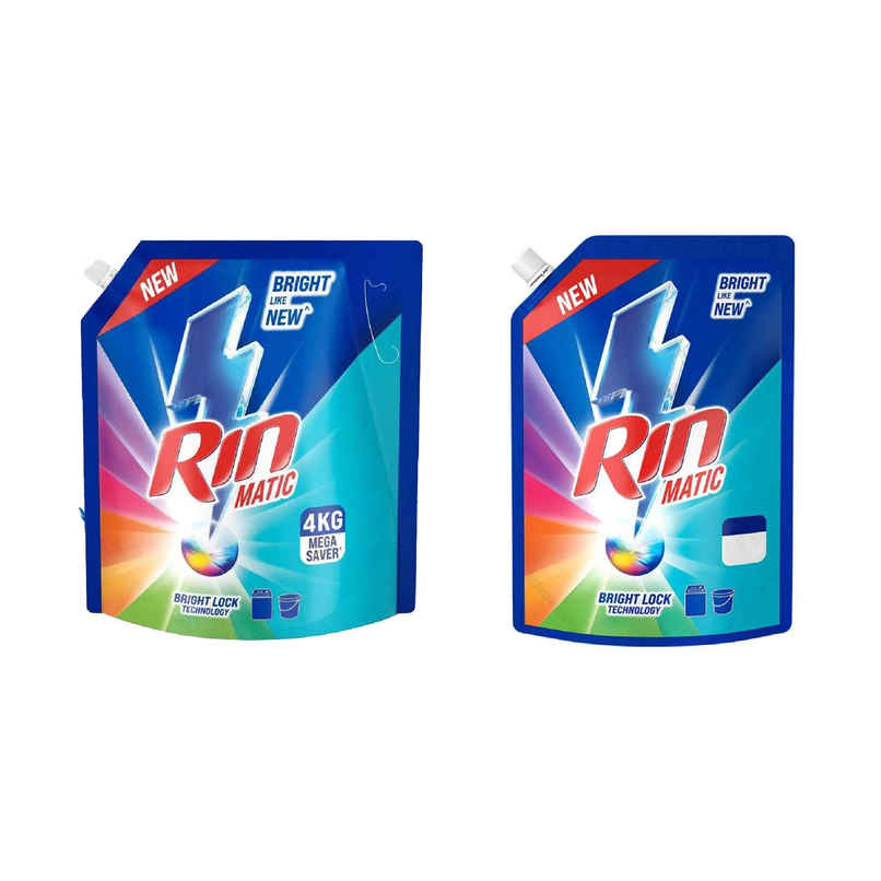 Rin Matic Liquid Top Load (4) & Rin Matic Liquid Top Load (1kg) Combo