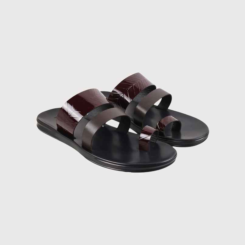 Mochi Men Brown Color Slip On Ethnic | Size UK 9 | 16-804