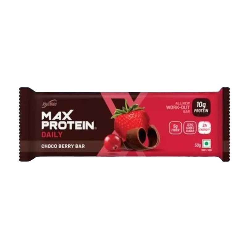 RiteBite Max Protein 10g Protein Bar Choco Berry