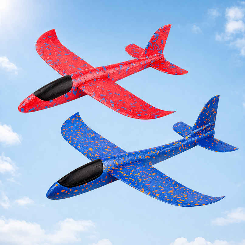 Toyshine Pack of 2 Foam Throwing Planes | 17.5 Inches Toyshine Pack of 2 Foam Throwing Planes | 17.5 Inches