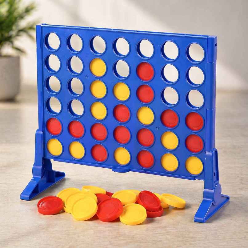 Toyshine 4 In A Row Connect Exciting Strategy Game For 2 Players Indoor Family Fun Game | 3+ Years Toyshine 4 In A Row Connect Exciting Strategy Game For 2 Players Indoor Family Fun Game | 3+ Years