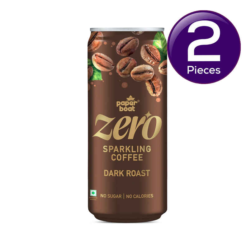 Paper Boat Zero Sparkling Coffee Caffeinated Drink | Combo Paper Boat Zero Sparkling Coffee Caffeinated Drink | Combo
