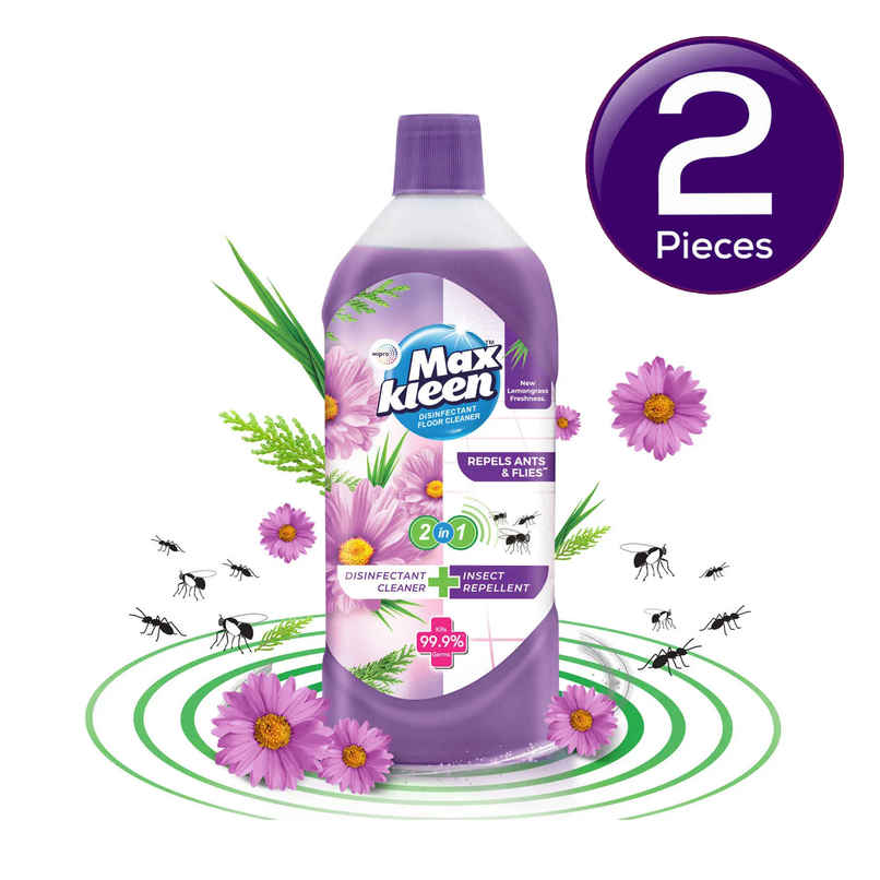 Maxkleen Insect Repellent Floor Cleaner | Lemongrass Combo Maxkleen Insect Repellent Floor Cleaner | Lemongrass Combo