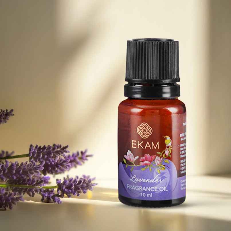 EKAM Lavender Aroma Oil | 10 ml | Luxury Fragrance Oil For Homes & Office Spaces | Aromatic Scented EKAM Lavender Aroma Oil | 10 ml | Luxury Fragrance Oil For Homes & Office Spaces | Aromatic Scented