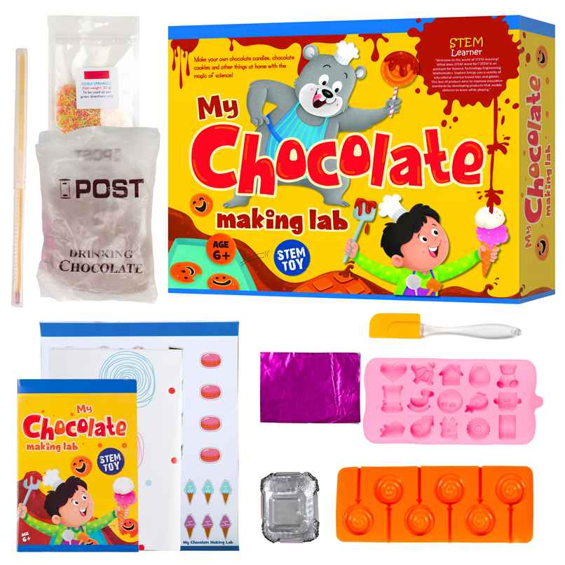 Toyshine My Chocolate Making Lab STEM DIY Toy Kit For Kids | 8+ Years Old
