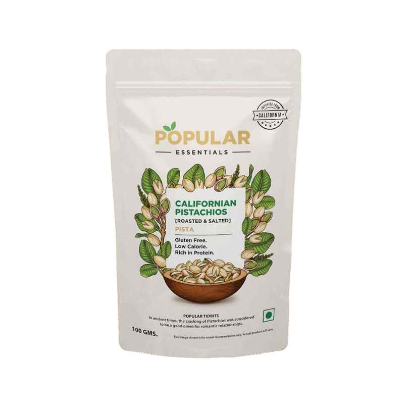 Popular Essential Californian Pistachios Roasted & Salted (With Shell)