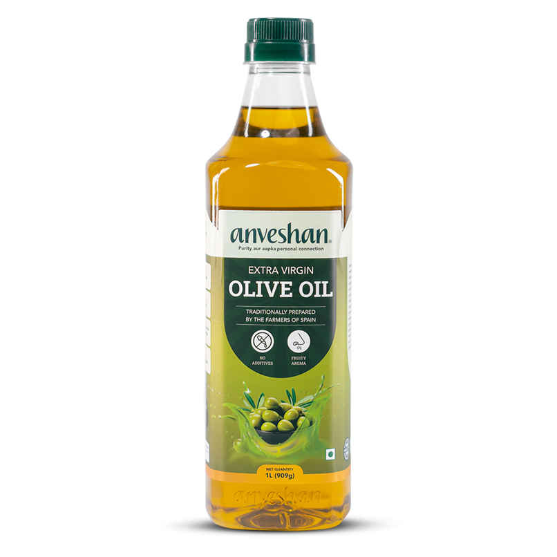 Anveshan Extra Virgin Olive Oil | Pet Bottle | Cold Pressed Extraction