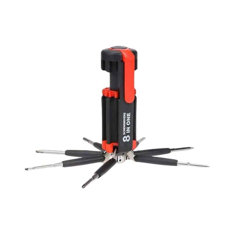 Se7en 8 in 1 Multifunctional Screwdriver Tool Kit Set With Led Light Torch