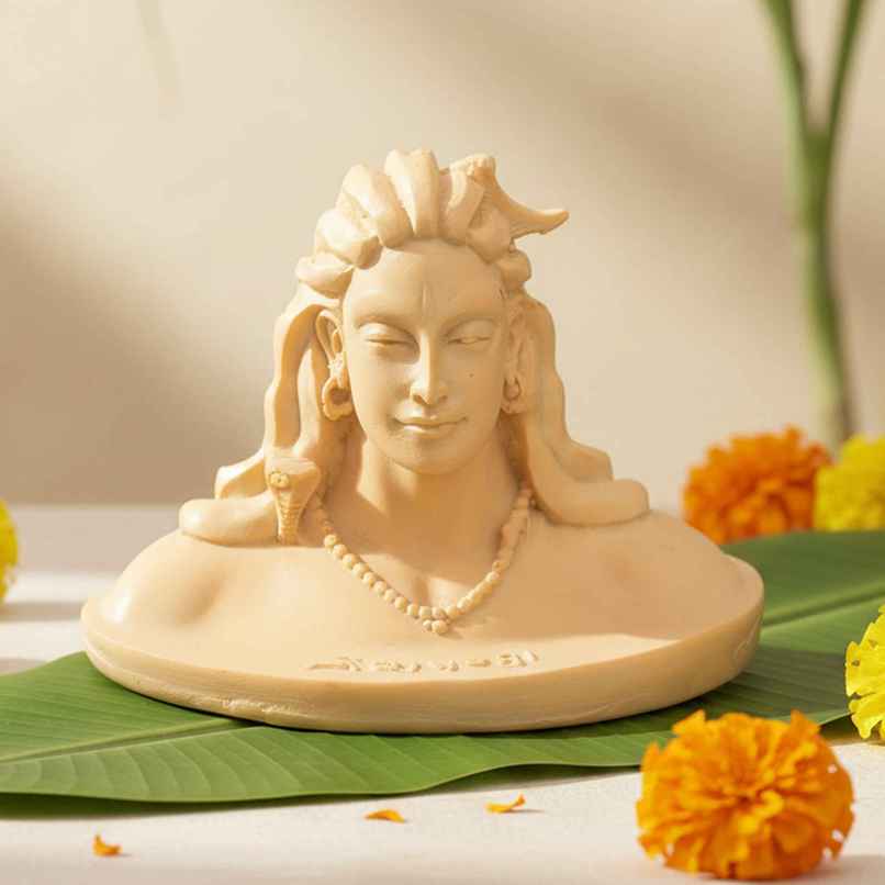Adiyogi Shiv Idol | Religious Statue | Resin Finish | ServDharm