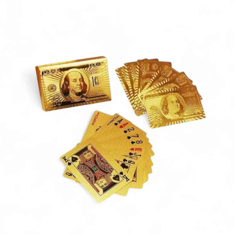 Se7en Gold Plated Poker Playing Cards Se7en Gold Plated Poker Playing Cards