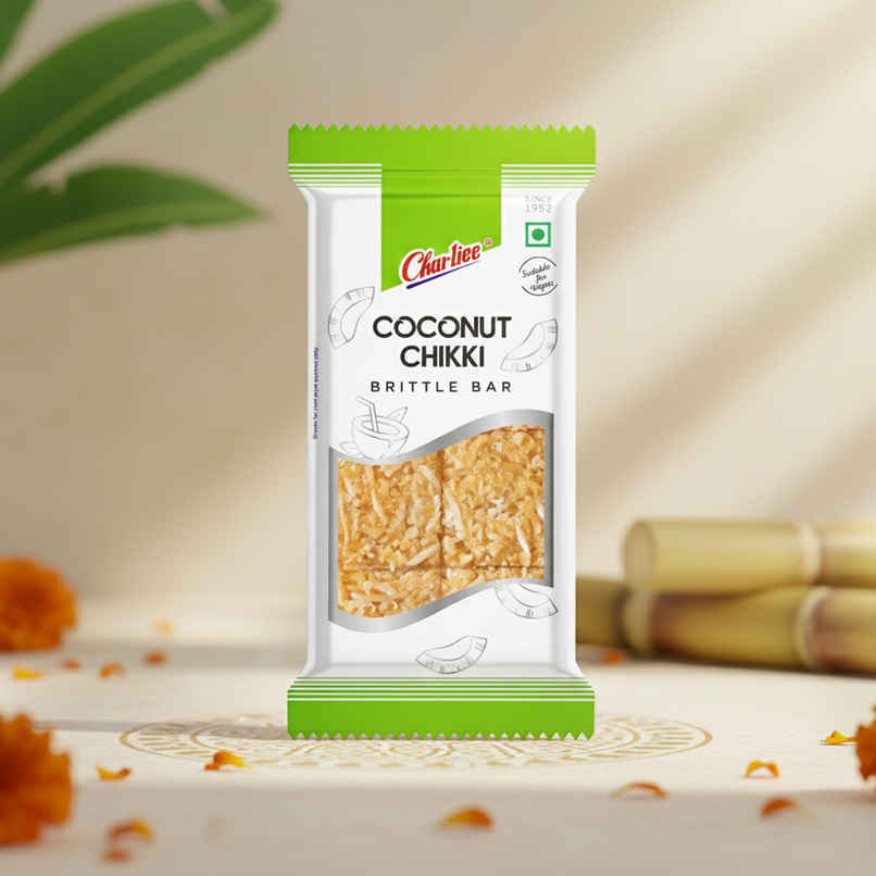 Charliee Coconut Chikki | Sweet & Crunchy