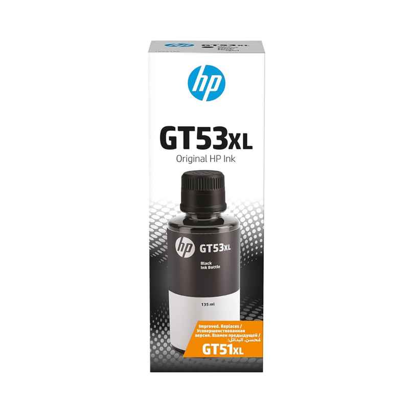 HP GT53XL 135-ml Black Original Ink Bottle HP GT53XL 135-ml Black Original Ink Bottle