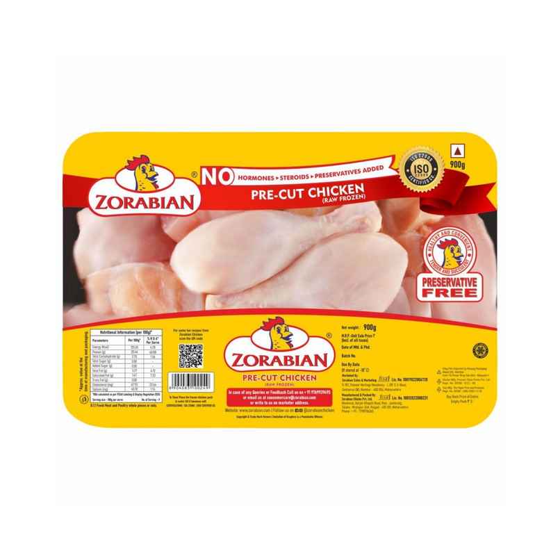 Zorabian Chicken Curry Cut without Skin | High Protein | Preservative-Free | Hormone-Free