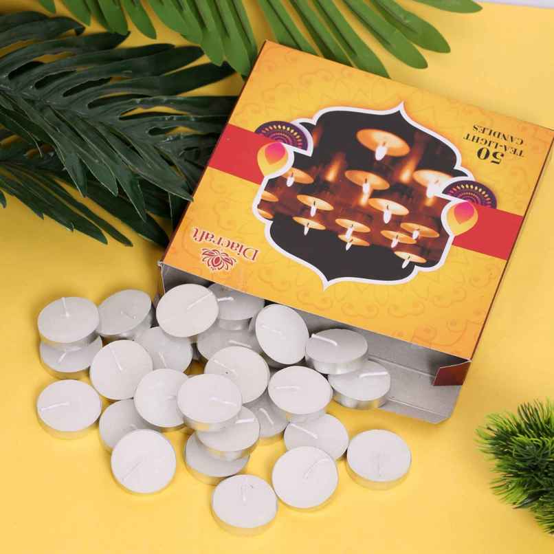 Tea Light Candles Pack | Pack of 50 | Pichai