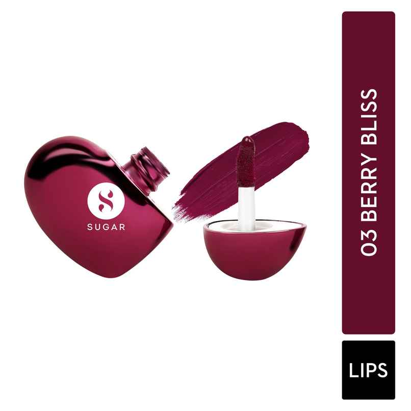 SUGAR Cosmetics La La Love Liquid Lipstick | Berry Bliss | Cruelty Free