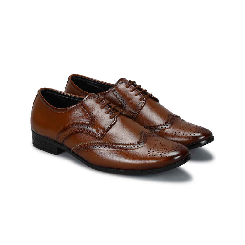 Paragon Men's Tan Pvc Formal Shoes K11242G UK 6