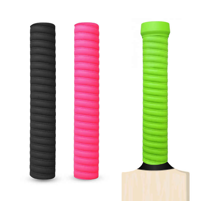 Spanker Sports Cricket Bat Grip Set | Anti-Slip Rubber Bat Handle Grips for Adults & Kids