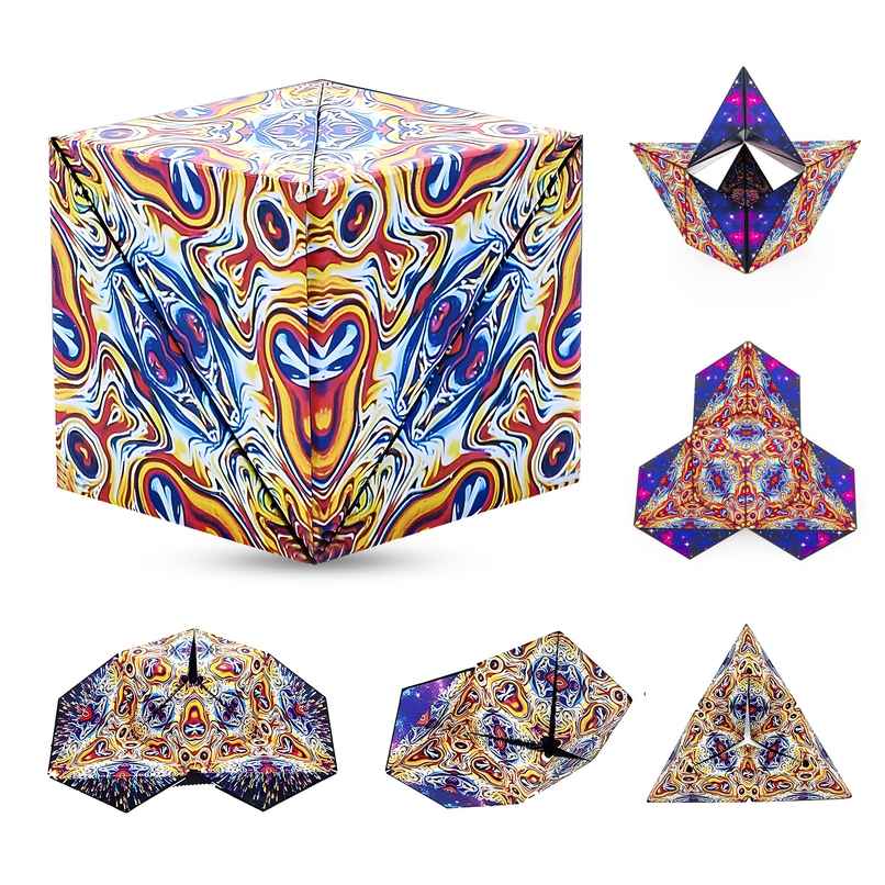 Toyshine Magic Cube Shape Shifting Puzzle Box - Magnetic Toy With 70+ Transformations Toyshine Magic Cube Shape Shifting Puzzle Box - Magnetic Toy With 70+ Transformations
