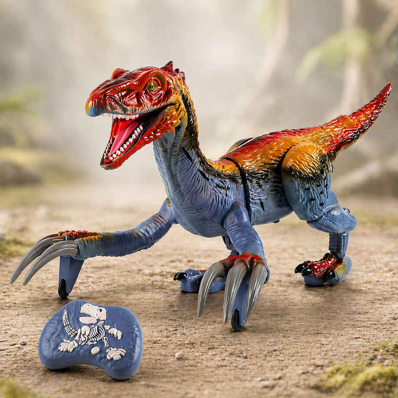 Toyshine Rc Therizinosaurus Dinosaur Toy With Lights and Sound | 3-12 Years Toyshine Rc Therizinosaurus Dinosaur Toy With Lights and Sound | 3-12 Years
