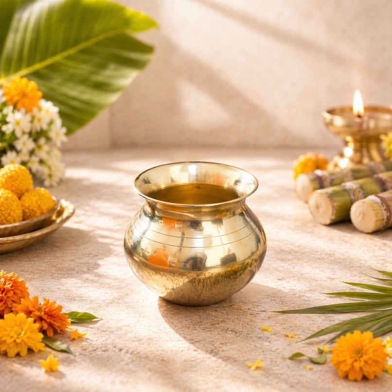 Brass Lota for Pooja | Mangal Bhawan