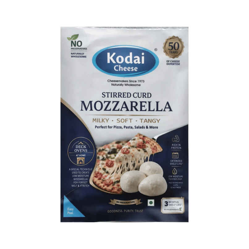 Kodai Cheese - Stirred Curd Mozzarella Kodai Cheese - Stirred Curd Mozzarella