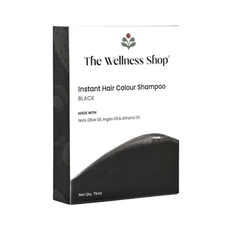 The Wellness Shop Instant Black Hair Coloring Shampoo Conditioner