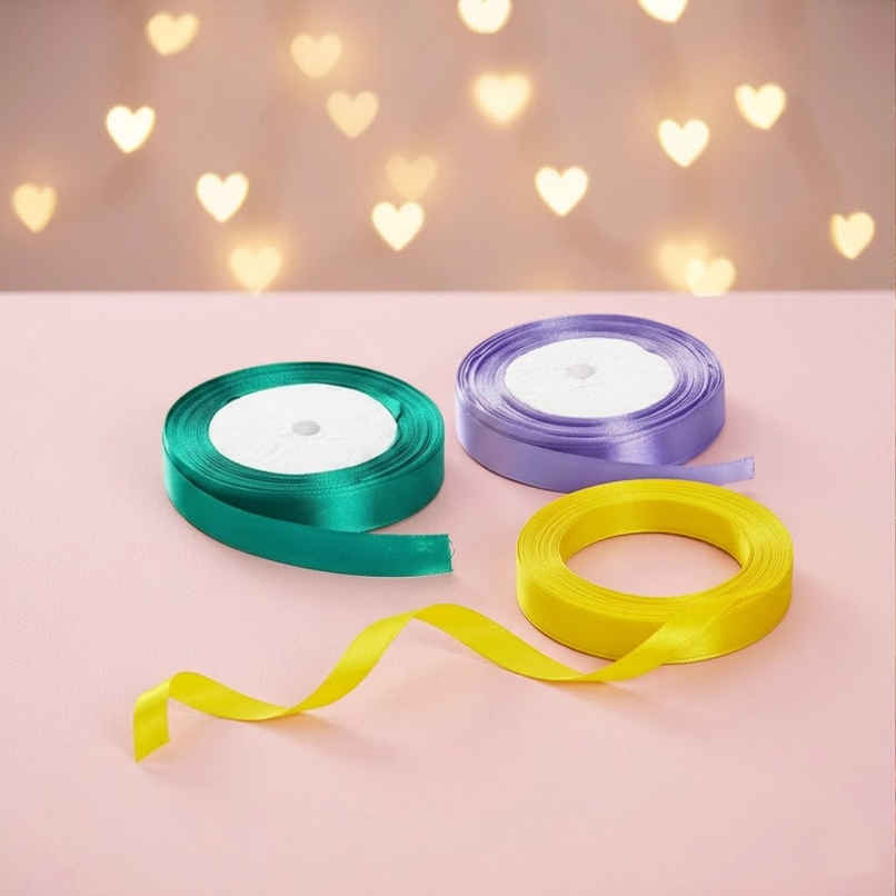Ribbon Rolls - Satin | Decorative & Versatile| Assorted