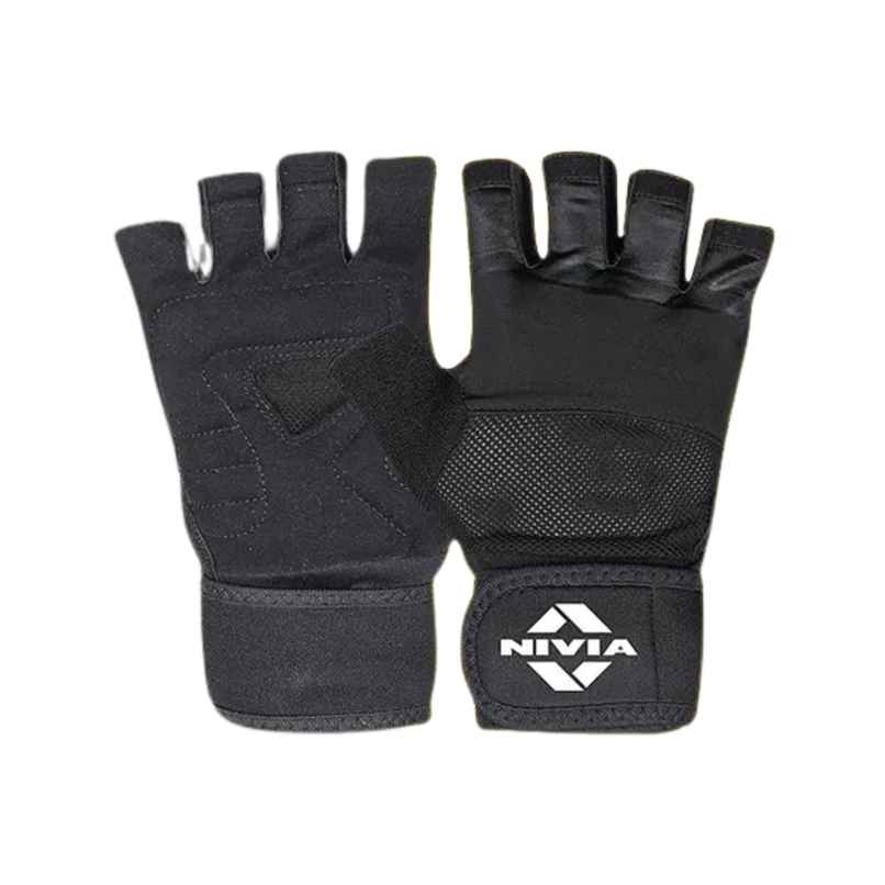 Nivia Enduro Cross Gym Training Gloves | Large | Black