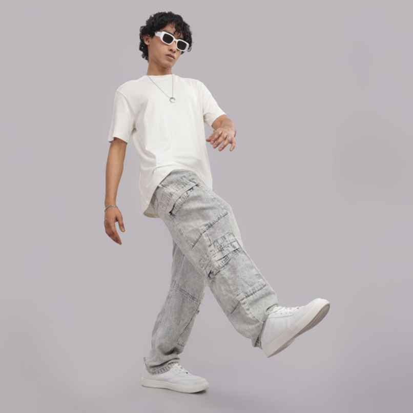 Springman Unisex Round Neck T-shirt | White - S