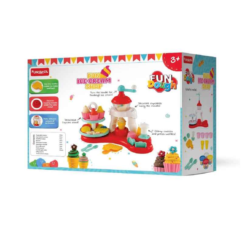 Funskool-Fundough Ice Cream Shop, Multi Colour